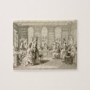 Fashion shop, from the 'Encyclopaedia' by Denis Jigsaw Puzzle