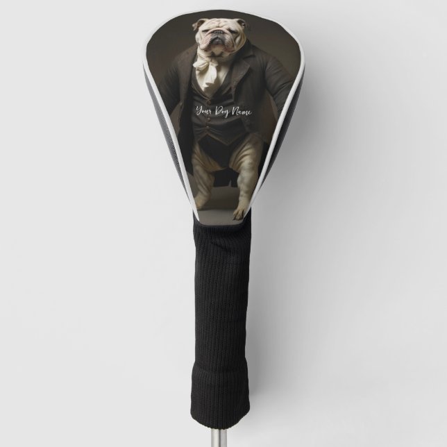 Fashion Show, Bulldog 01 - Jonathan Bonheur Golf Head Cover (Front)