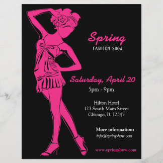 Fashion Show (Deep Pink ) Flyer