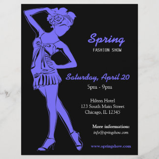 Fashion Show (Light Slate Blue) Flyer