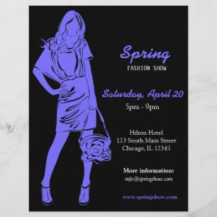 Fashion Show (Light Slate Blue) Flyer