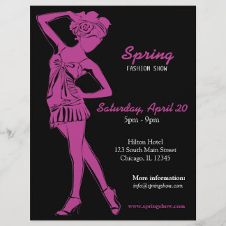 Fashion Show (Plum) Flyer