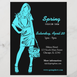 Fashion Show (Turquoise) Flyer