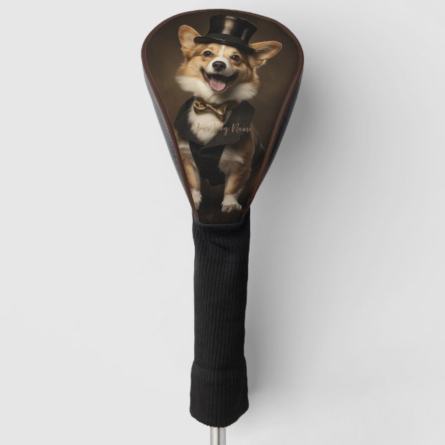 Fashion Show, Welsh Corgi Dog 01 - Jonathan Bonheu Golf Head Cover (Front)