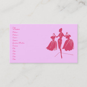 Fashion Silhouette Business Card