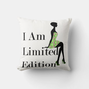 Fashion Silhouette I Am Limited Edition Quote Cushion