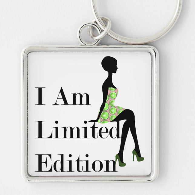 Fashion Silhouette I Am Limited Edition Quote Key Ring (Front)