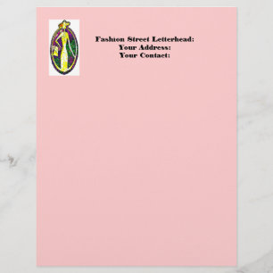 Fashion Street Letterhead Template