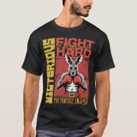 Fashion Style Kangaroo Boxing Fighter Art Design