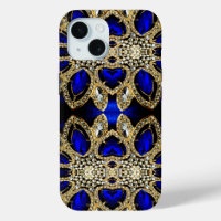 fashion stylish turquoise gold silver royal blue