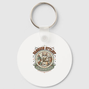 Fashion Stylist Wardrobe Cat Fashion Stylist Wardr Key Ring