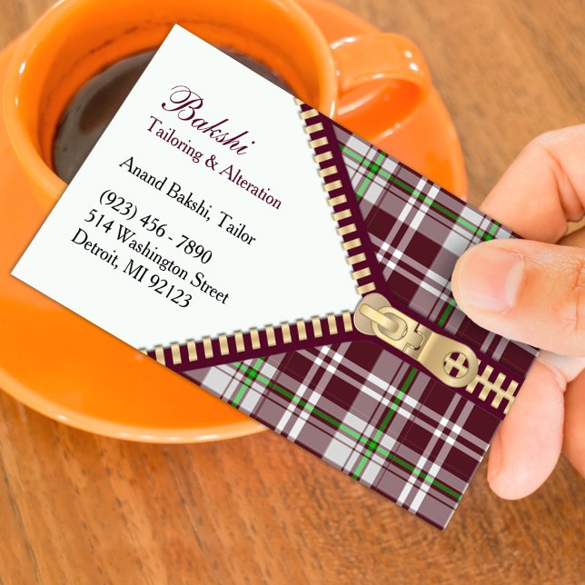 Fashion Tailoring Business Card (Creator Uploaded)