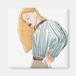 Fashion Vignette Magnet