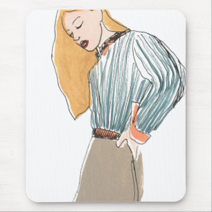 Fashion Vignette Mouse Pad