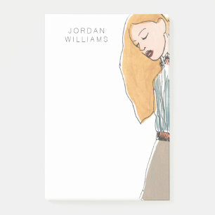 Fashion Vignette Post-it Notes