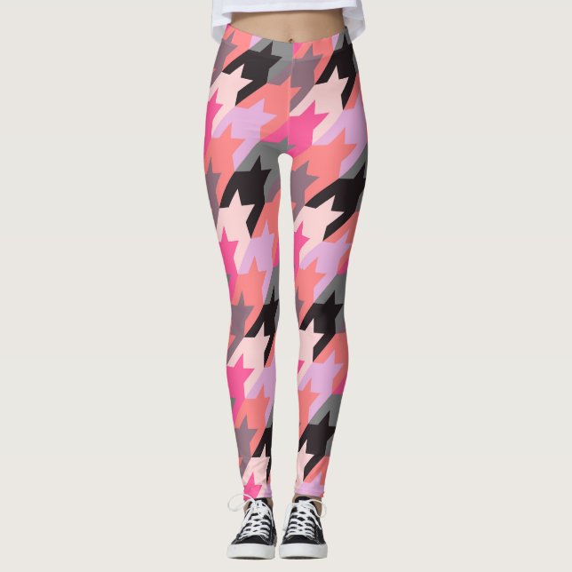 Fashion Vintage Cute- Pattern Stylish Modern      Leggings (Front)