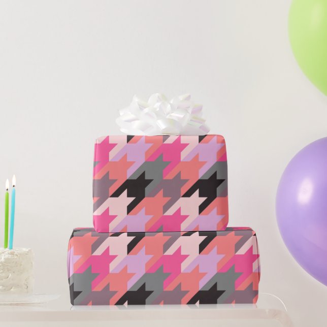 Fashion Vintage Cute- Pattern Stylish Modern   Wrapping Paper (Party Gifts)