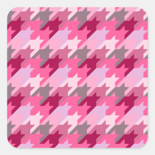 Fashion Vintage Stylish- Pattern Modern Spring Square Sticker
