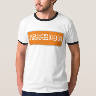 Fashion white and yellow  T-Shirt