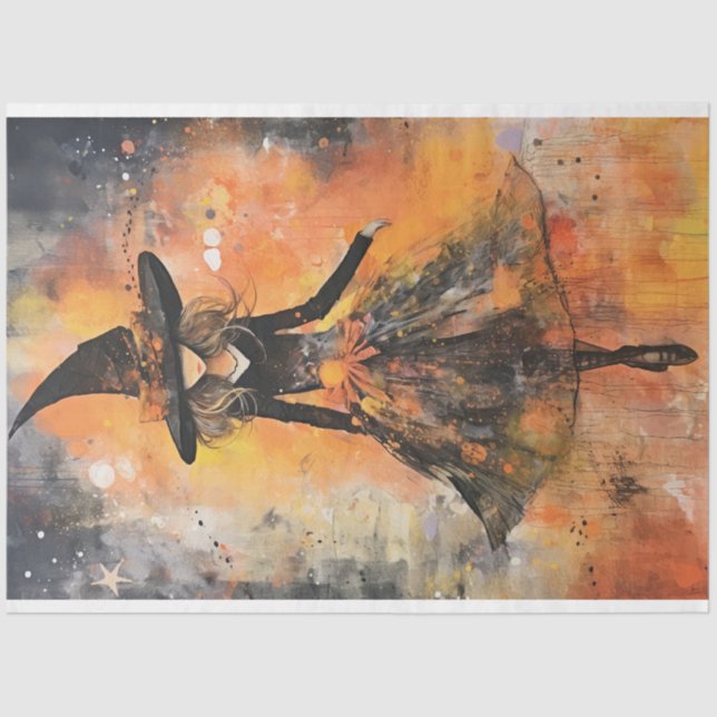 Fashion Witch Halloween 2023 Tissue Paper (Front)