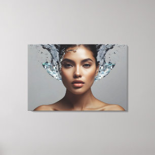Fashion woman fine art canvas print