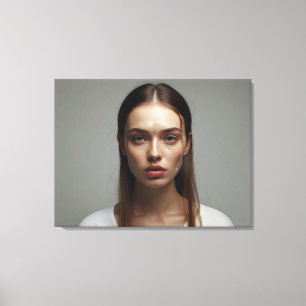 Fashion woman fine art canvas print