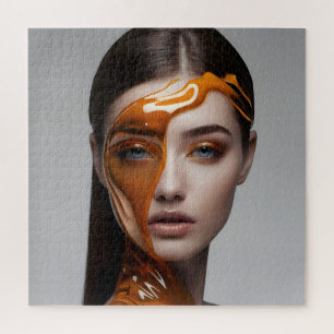 Fashion woman fine art jigsaw puzzle