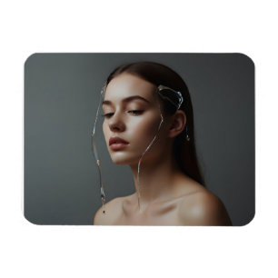 Fashion woman fine art magnet