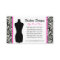 Fashion Zebra Print  Business Card