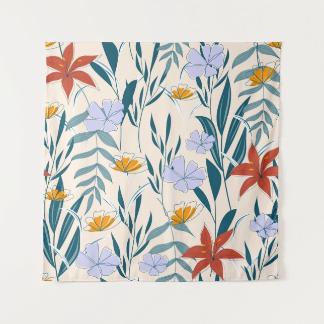 Fashionable abstract seamless background with colo tapestry (Front)