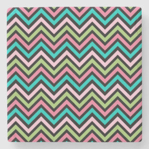 Fashionable and fun pink stone coaster