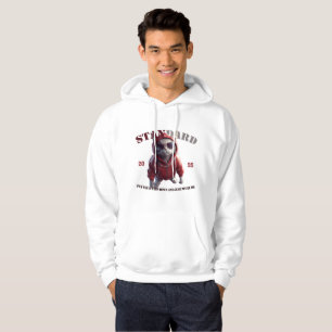 Fashionable Cat With Red Hooded T-Shirt 2025 Hoodie