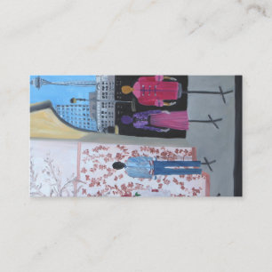 Fashionable Cityscape Business Card