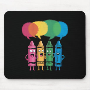 Fashionable Crayon Mood Colour Crayons Friyay Teac Mouse Pad