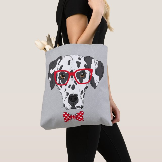 Fashionable Dalmatian Tote Bag (Close Up)