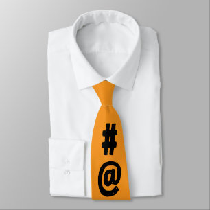 Fashionable eye catching random style mustard tie
