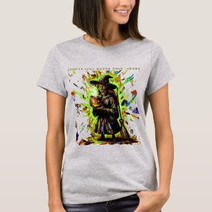 Fashionable - Ghouls - Green Eyes Witchy T-Shirt