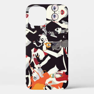 Fashionable girls collage: pop art iPhone 12 case