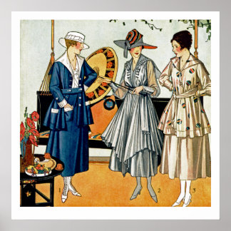 Fashionable Ladies Poster