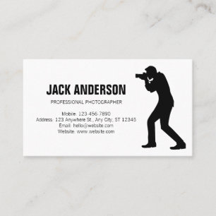 Fashionable Photography Business Cards