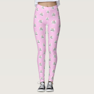 Fashionable Professional Business Custom Pink Leggings