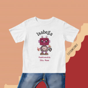 Fashionable robot  baby T-Shirt