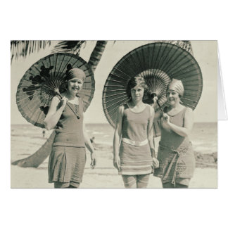 Fashionable Swimwear 1915 Card