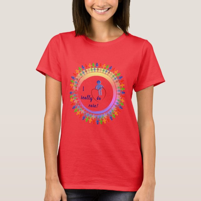Fashionable Thoughtfulness Caring  T-Shirt (Front)