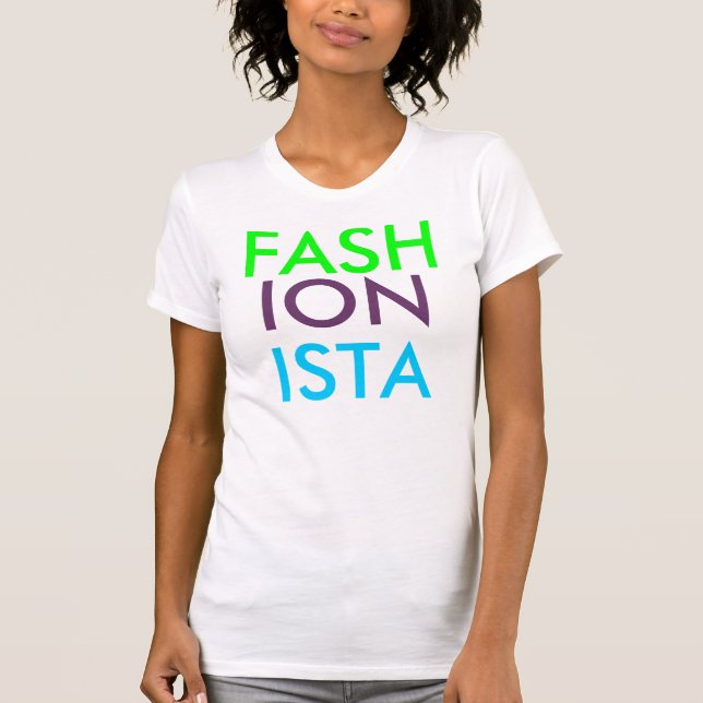 FASHIONISTA colourful v neck shirt (Front)