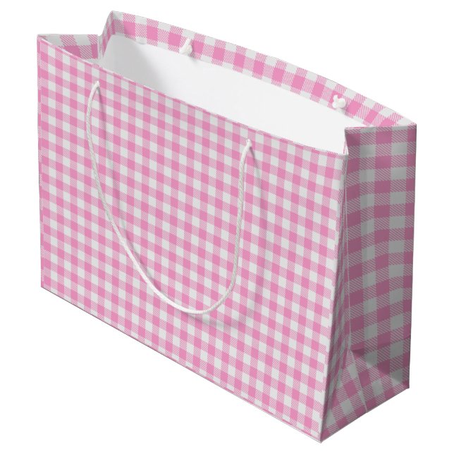 Fashionista Gift Tote Large Gift Bag (Back Angled)