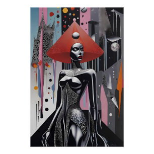 Fashionista - Ken Gauge Surreal Art Poster