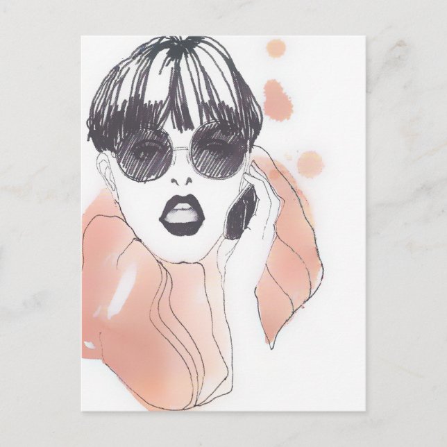 fashionista post card (Front)