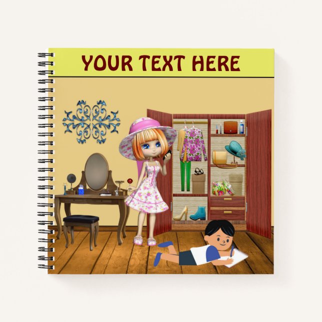 Fashionista's Closet Notebook  (Front)