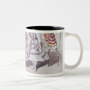 Fashions for Girls, from 'Journal des Two-Tone Coffee Mug